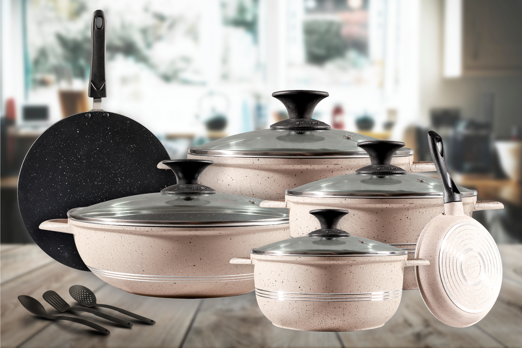 Tramontina 3-Piece Kitchen Essentials Cast Iron Cookware Set-Red - Yahoo  Shopping